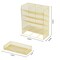 Spacrea Mesh Pen Organizer - Pencil Holder for Desk, Desk Organizer with Drawer for School, Home, Art Supplies (Gold)
